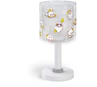 Dalber Lampe de chevet ou de table enfant veilleuse Kawaii petits animaux gris, 41761E, G4 - LED 4 W - Ampoule incluse
