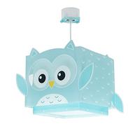 Dalber Lampe Suspension enfant Little Owl Hibou Animals, Luminaire suspendu pour chambre; d'enfant, lustre chambre; enfant, 64392, E27