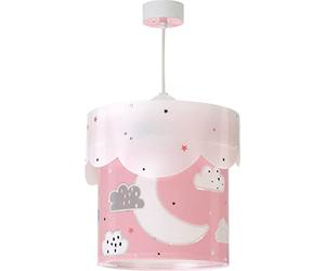 Dalber Lampe Suspension Enfant Moon Lune Étoiles Nuages Rose, 61232S, E27