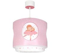 Dalber Lustre Chambre Lampe Suspension Enfand ballerine, 60912, E27, Rose