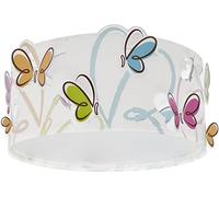 Dalber Plafonnier enfant Butterfly Papillons, Lustre chambre; Enfant, Lampe de Plafond, 62146, E27