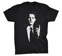 Dale Cooper T Shirt Twin Peaks FBI Agent David Lynch Laura Palmer T-Shirt Black XXL