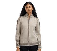 Dale of Norway - 140th Anniversary Jacket - Veste en laine mérinos femme Sand / Coffee / Mountainstone - S