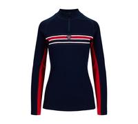 Dale of Norway Aksla Baselayer Half zip - Pull en laine mérinos femme Navy / Red / OffWhite M