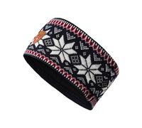 Dale of Norway - Bandeau en laine de mérinos - Garmisch Headband Navy/Off White/Raspberry en Laine Navy