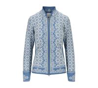 Dale of Norway - Christiania Jacket - Veste en laine mérinos femme Blue Shadow / Off White - XS