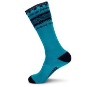 Dale of Norway - Cortina Knee Socks - Chaussettes en laine mérinos - Unisex L - 43-46 | EU 43-46 - turquoise / navy