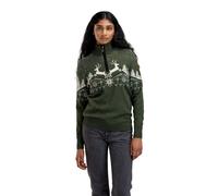 Dale of Norway - Dale Christmas Sweater - Pullover femme Loden / Off White / Navy - M