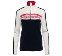 Dale of Norway - Women's Dystingen Sweater - Pull en laine mérinos - M - black / off white / raspberry