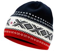 Dale of Norway - Dystingen Hat - Bonnet - One Size - navy / off-white / raspberry