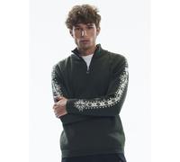 Dale of Norway - Geilo Sweater - Pull en laine mérinos homme Dark Green Off White - M
