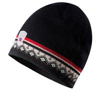 Dale of Norway Moritz Bonnet pour Homme Gris foncé/Framboise/Blanc cassé/Noir, Taille Unique