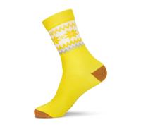 Dale of Norway - Myking Socks - Chaussettes en laine mérinos Yellow / Mustard / Off White - M (39 - 42)