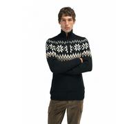 Dale of Norway - Myking Sweater - Pull en laine mérinos homme Black / Brown / Off White - M