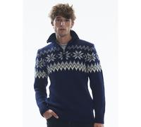Dale of Norway - Myking Sweater - Pull en laine mérinos homme Navy / Off White / Light Charcoal - XL