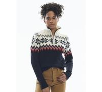 Dale of Norway - Women's Myking - Pull en laine mérinos - M - black / raspberry / off white