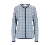Dale of Norway - Othelie Jacket - Gilet en laine mérinos femme Blueshadow / OffWhite - XL