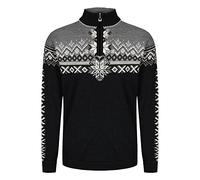 Dale of Norway Pull Masc 140e Anniversaire pour Homme - Noir/fumé/Blanc cassé, XL