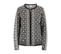 Dale of Norway - Singsaker Jacket - Gilet en laine mérinos femme Black / OffWhite - S