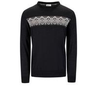 Dale of Norway - Stenberg Sweater - Pull en laine mérinos - L - dark charcoal / off white