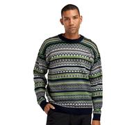 Dale of Norway - Utsira Sweater - Pull en laine mérinos homme Marine / Pinegreen / Lightcharcoal - L