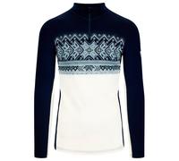 Dale of Norway - Vail Baselayer Half Zip - Sous-vêtement mérinos - XXL - off white / navy