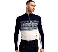 Dale of Norway Vail Baselayer Half Zip - Maillot thermique laine mérinos homme Off White / Navy XL