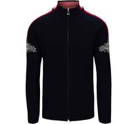 Dale of Norway - Veste à col zippé en laine de mérinos - Spirit Jacket Navy/Off White/Raspberry pour Homme en Laine - Taille M Navy M