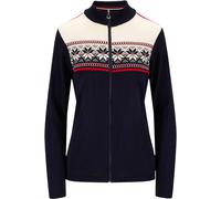Dale of Norway - Veste en laine mérinos - Liberg Jacket Navy/Off White/Raspberry pour Femme en Laine - Taille M Navy M