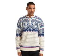 Dale of Norway - VM Trondheim Sweater - Pull en laine - XXL - off white / indigo / orchid