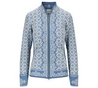 Dale of Norway - Women's Christiania - Veste en laine - S - blue shadow / off white