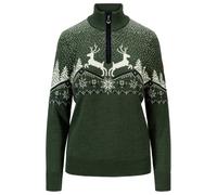 Dale of Norway - Women's Dale Christmas Sweater - Pull en laine mérinos - M - loden / off white / navy