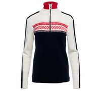 Dale of Norway - Women's Dystingen Sweater - Pull en laine mérinos - XL - black / off white / raspberry