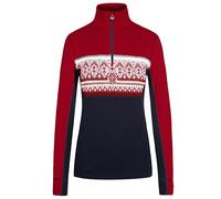Dale of Norway - Women's Moritz Sweater - Pull en laine mérinos - L - raspberry / navy / off white