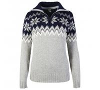 Dale of Norway - Women's Myking - Pull en laine mérinos - M - light charcoal / off white / navy