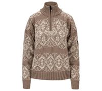 Dale of Norway - Women's Roset Windproof Sweater - Pull en laine - L - mountainstone / off white