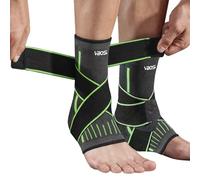 Dalephoric 2 Pièces Chevillère Entorse, Chevillère de Maintien Sport, Attelle Cheville Réglable, Soutien du Tendinite Tendon Achille, Protège Cheville pour Homme et Femme, Pied Droit ou Gauche (L)