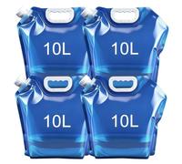 Dalephoric 4 Pièces Bidon à Eau Pliable 10L, Jerrican Eau, sans BPA