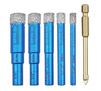 Dalephoric 6 Pièces Foret Diamant Carrelage, Meche Carrelage,6,8,10,12,14mm