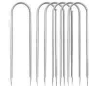 Dalephoric 6 Pièces Sardines de Fixation de 30cm, Piquets de Tente en Acier