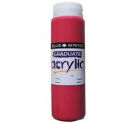 Daler Rowney 123500542 Peinture Acrylique Graduate 500ml Crimson