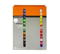 Daler Rowney - 126500024 - Kit De Loisirs Créatifs - Ensemble De Couleurs Acryliques Simply - 24x12 Ml