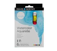 Daler Rowney - 134500006 - Kit De Loisirs Créatifs - Ensemble D'Aquarelle Simply - 6X12 Ml