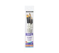 Daler Rowney - 212540009 - Kit De Loisirs Créatifs - Ensemble De 4 Pinceaux Synthétiques Graduate pour Aquarelle