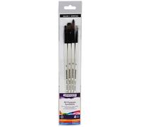 Daler Rowney - 212541001 - Kit De Loisirs Créatifs - Ensemble De 4 Pinceaux Synthétiques Graduate