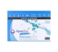 Daler Rowney Aquafine - Bloc aquarelle 12 feuilles A4 - 300g/m² - grain satiné