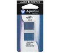 Daler-Rowney Aquafine - Ensemble de peinture - 2 parties - aquarelle - 2 couleurs - blanc titane, blanc de Chine - demi-plateau G
