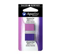Daler-Rowney Aquafine Peinture aquarelle Rose outremer et violet outremer