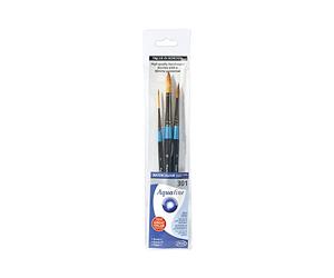 Daler Rowney Aquafine Série 301 - Set 3 pinceaux pour l'aquarelle