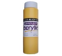 Daler-Rowney Bouteille De Peinture Acrylique Graduate Jaune De Naples 500 Ml